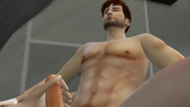  【3D】欲火中烧的人妻遇见帅哥 